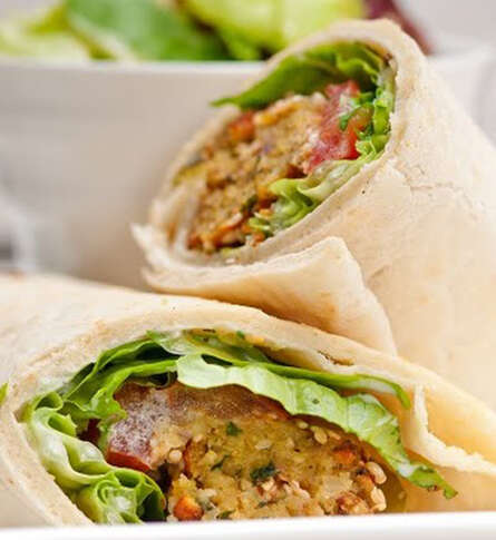 Wellness treatment Wraps ( saumon, poulet, jambon cru ou falafel )